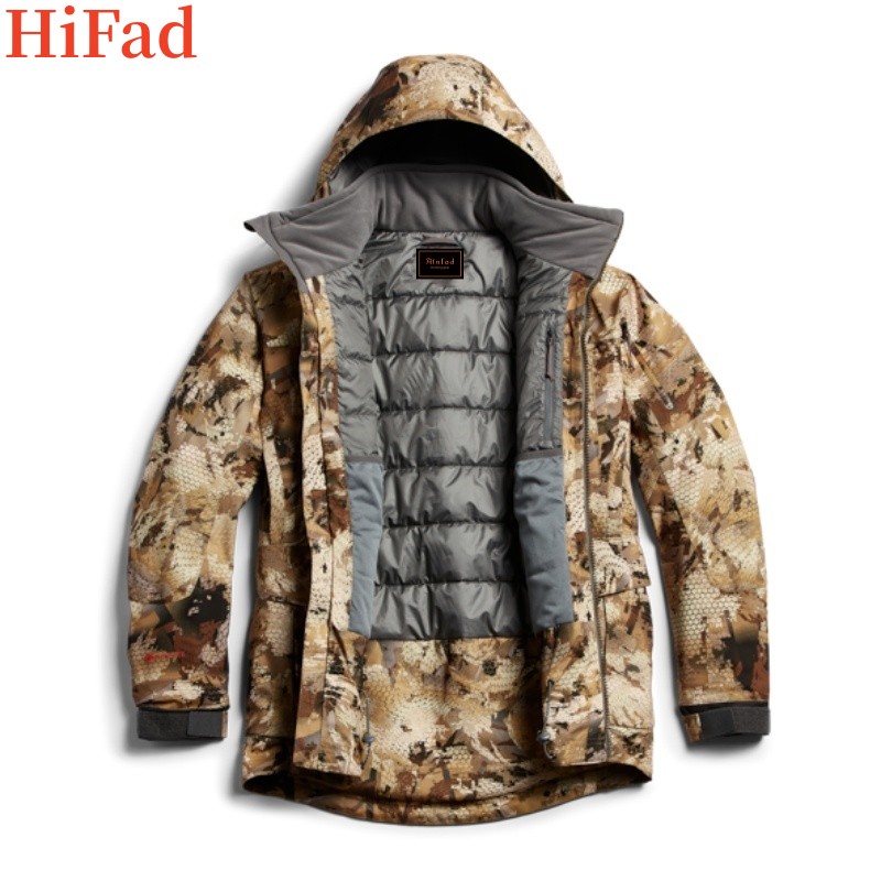 Hunting Outdoor Jacket - 既製ジャングルアウトドアハンティングメンズハンティングウェアプリント三層生地焼却炉隕石ジャケット