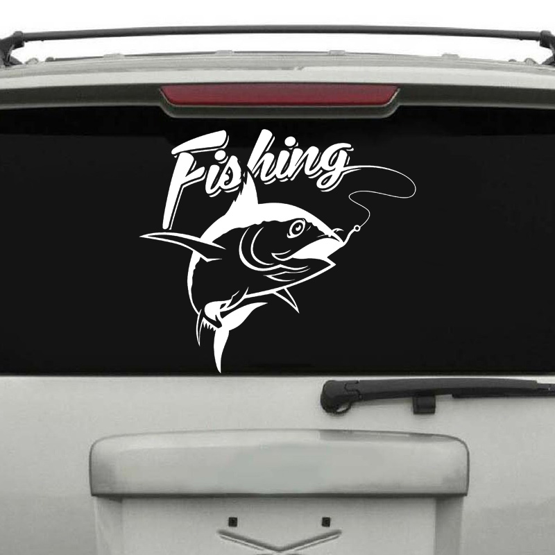 Outdoor Hunting Logo - パーソナライズされた釣り竿,スポーツ,屋外,車,ボート,窓,ステッカー,壁,z517