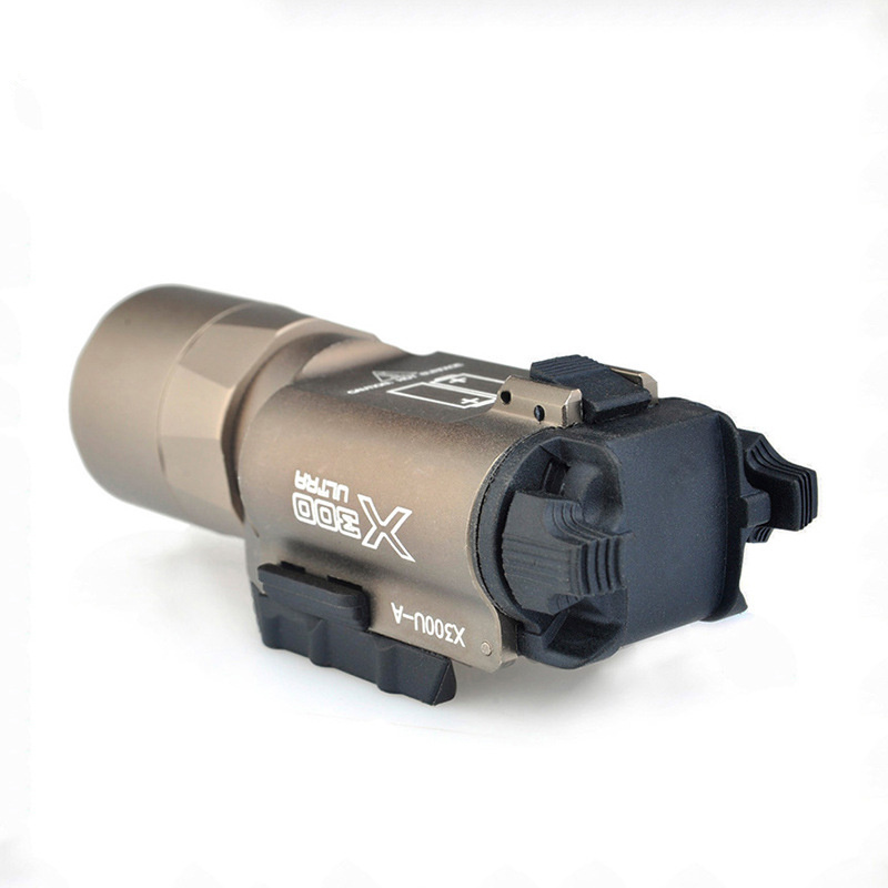 Outdoor Hunting Lights - メタルX300UウルトラLED 600ルーメン戦術懐中電灯 アルミ製スカウトハンティングトーチライト アウトドアフィールド照明 20mmベース付き