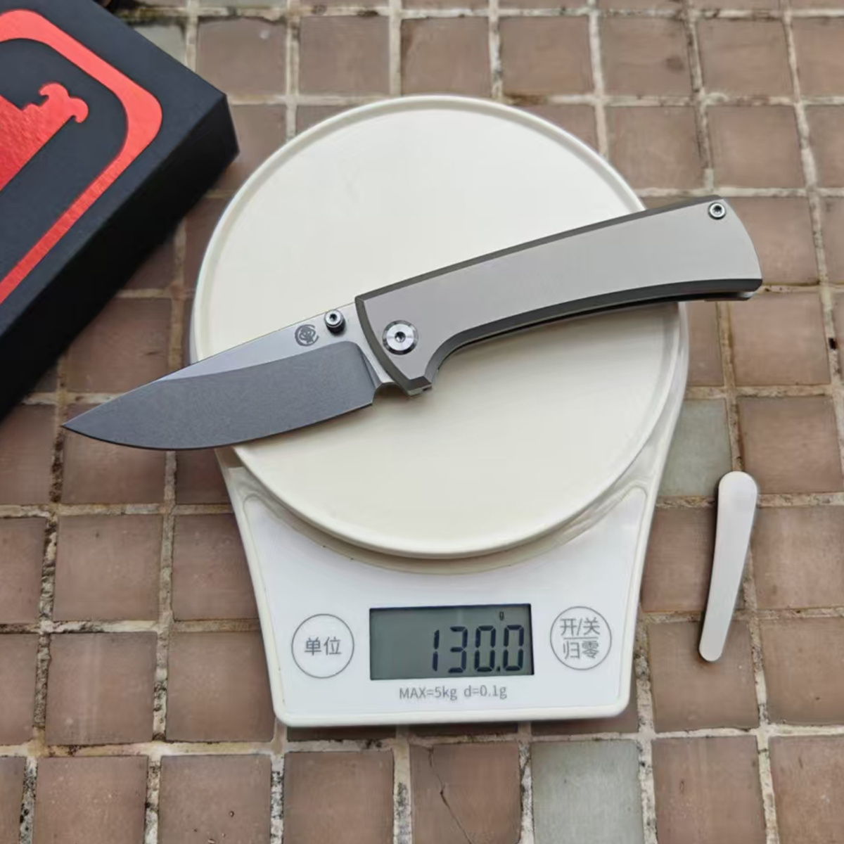 Outdoor Hunting Logo - 新しいチャベス ウルトラマー RCK9 セラミックベアリング チタン製 サバイバルEDCツール