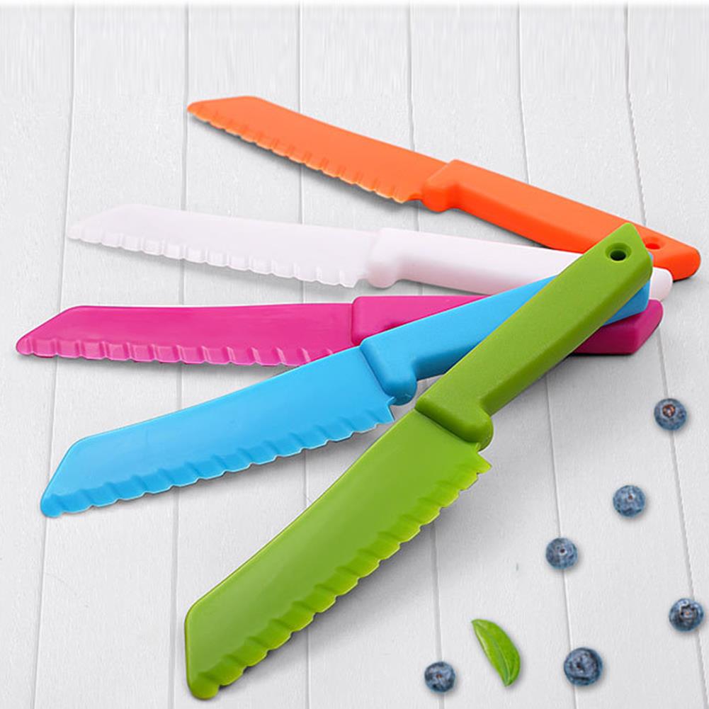 Outdoor Hunting Kitchen - 1pc プラスチックキッチンツール子供のためのまな板ナイフ子供の安全調理ツールフルーツナイフピクニックキャンプ用