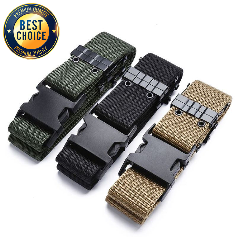 Outdoor Hunting News - パンツ用の調節可能な戦術ベルト,アウトドアサバイバル用のベルト,キャンバス,トレーニング,狩猟,キャンプ,スポーツ,ウエスト,新しいアクセサリー,125cm