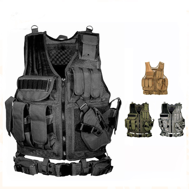 Hunting Outdoor Jacket - 戦術的な戦闘ベスト,防弾チョッキ,防弾チョッキ,警備員,狩猟,アウトドア,cs戦争ゲーム,エアソフト訓練ジャケット