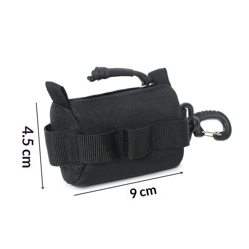 Hunting Outdoors Card - 屋外用バックルバッグ EDCポーチ ジッパー付きキーカードホルダー 小物入れバッグ ポータブルウォレットポーチ アウトドアハンティングウエストバッグ