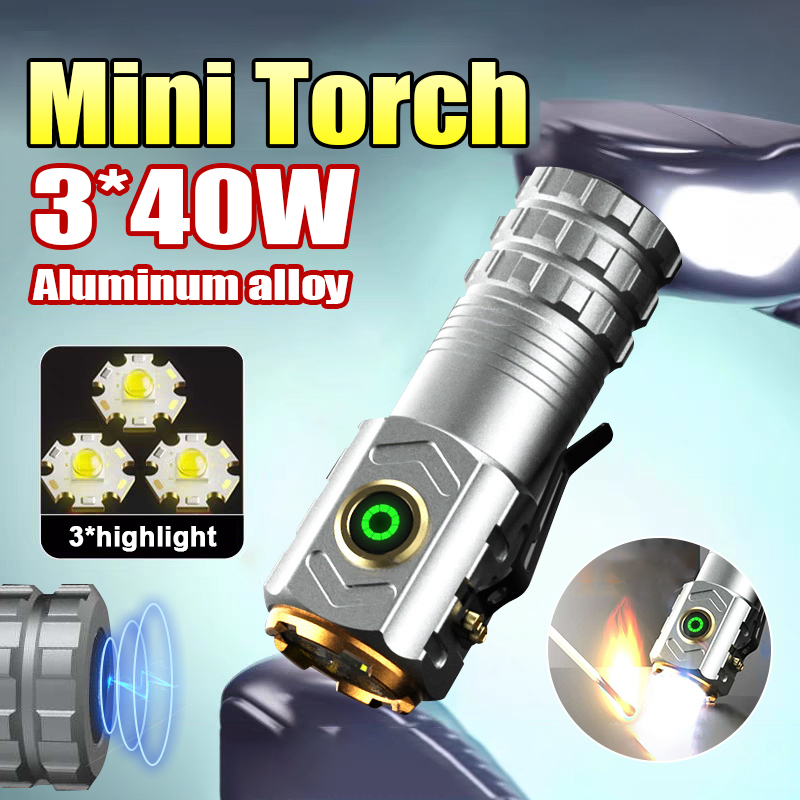 Outdoor Hunting Lights - 超強力スポットライト点火懐中電灯ミニ懐中電灯強力な磁石ミニ LED トーチ屋外キャンプ冒険
