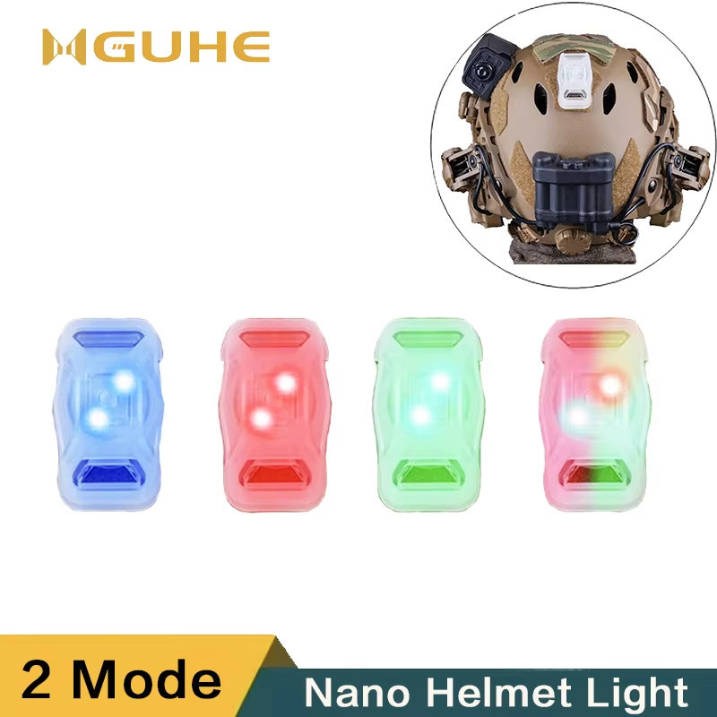 Outdoor Hunting Logo - 屋外救助信号灯、ナノヘルメットライト、狩猟およびサバイバル安全ストロボヘルメット信号灯、赤外線ロゴビーコン