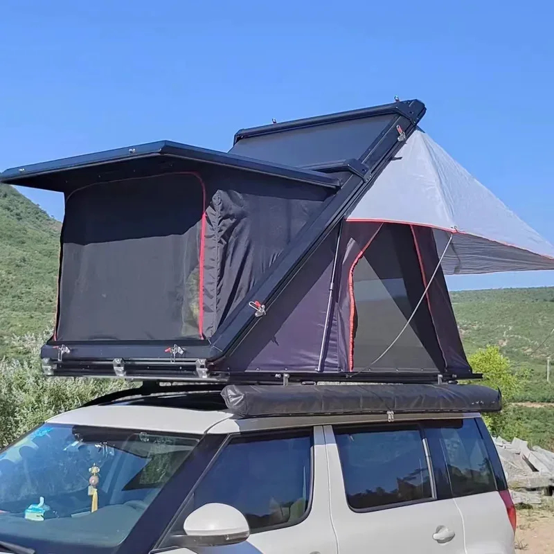 Outdoor Hunting Tent - Z型自動開閉ルーフトップテント 防水防風 アウトドアキャンプハンティング用