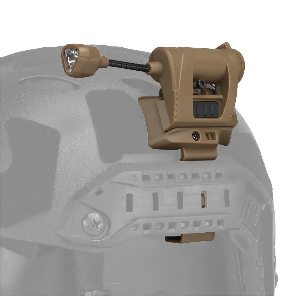 戦術的なLEDヘルメットライト,ハンティング懐中電灯,キャン - Outdoor Hunting Lights のレビューと価格