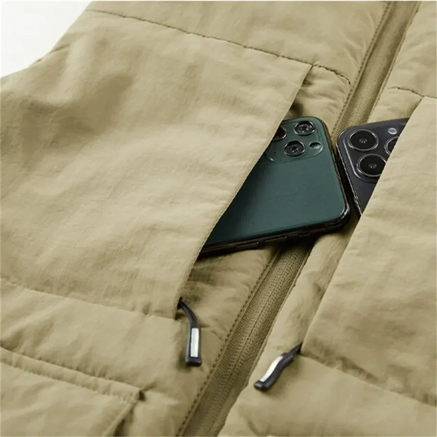 メンズ厚手のフリースハンティングベスト、暖かいノースリーブジ - Hunting Outdoor Jacket のレビューと価格