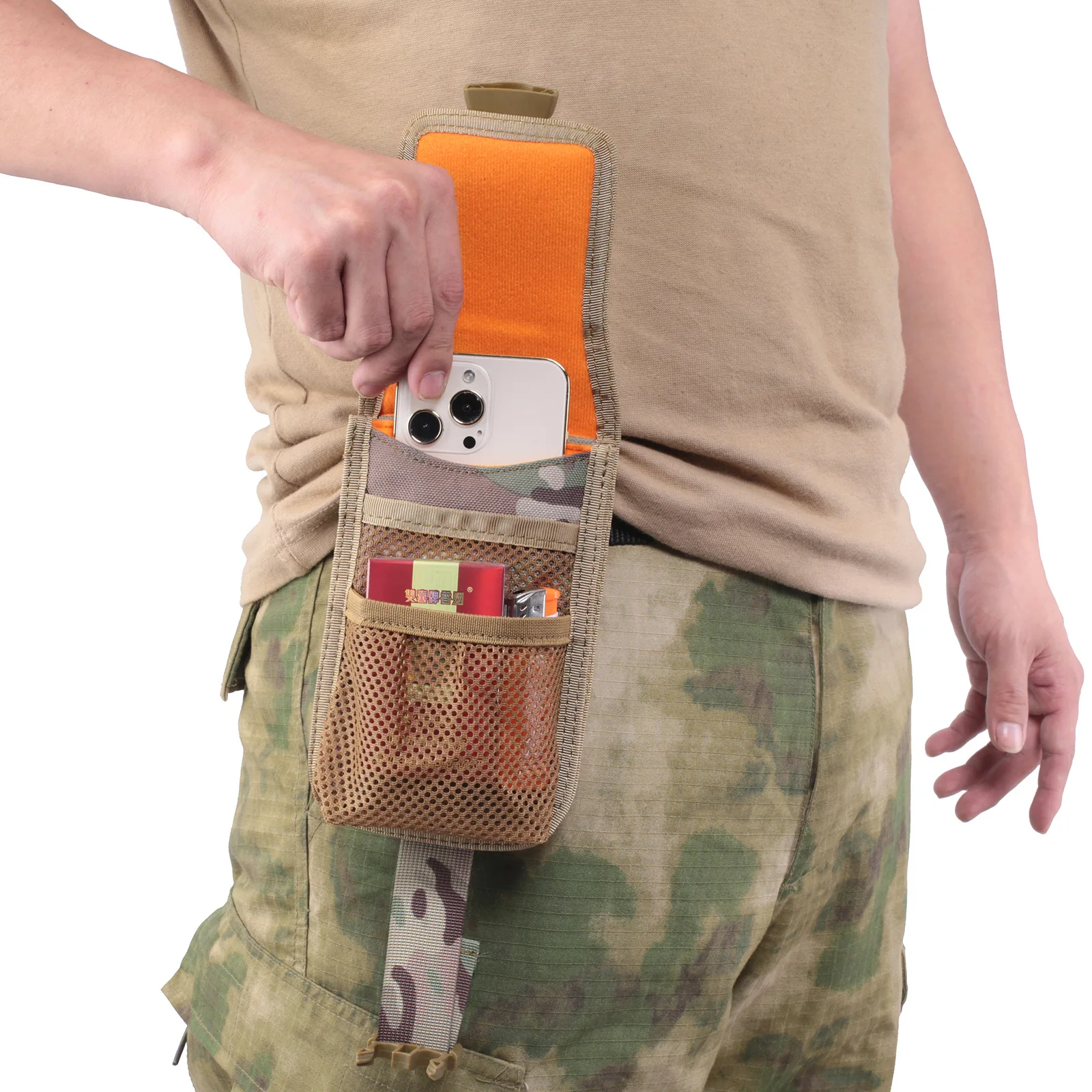 Molle 二層式携帯電話バッグ カードホルダー コンパス  - Hunting Outdoors Card のレビューと価格