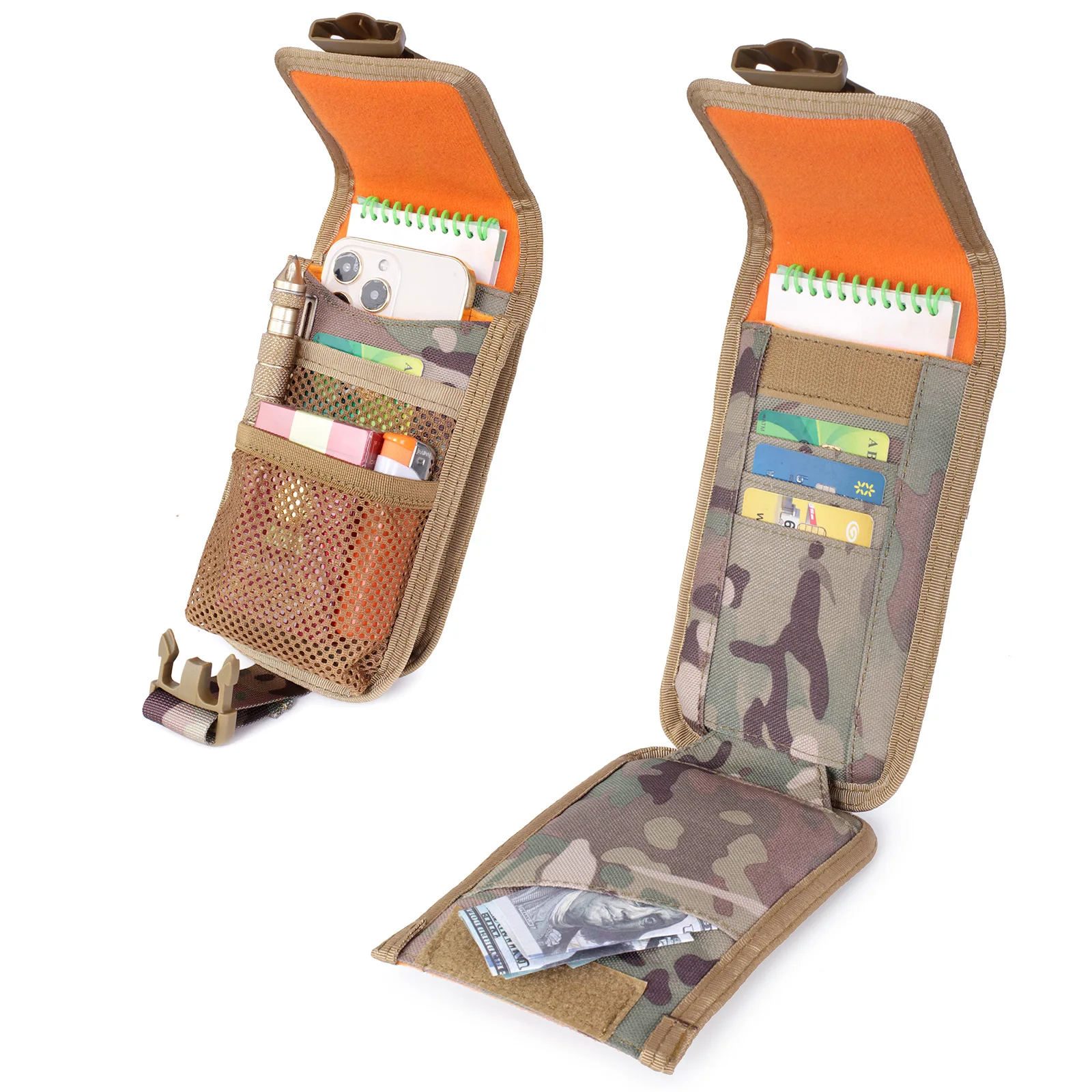 Molle 二層式携帯電話バッグ カードホルダー コンパス  - Hunting Outdoors Card のレビューと価格