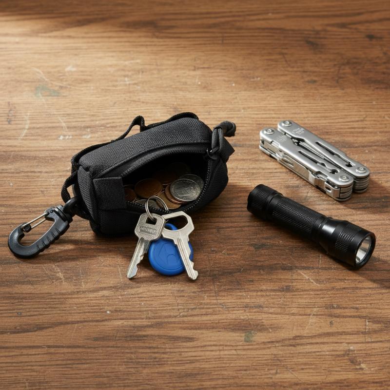 アウトドア EDC ポーチ、ジッパーキーカードホルダー、小さ - Hunting Outdoors Card のレビューと価格