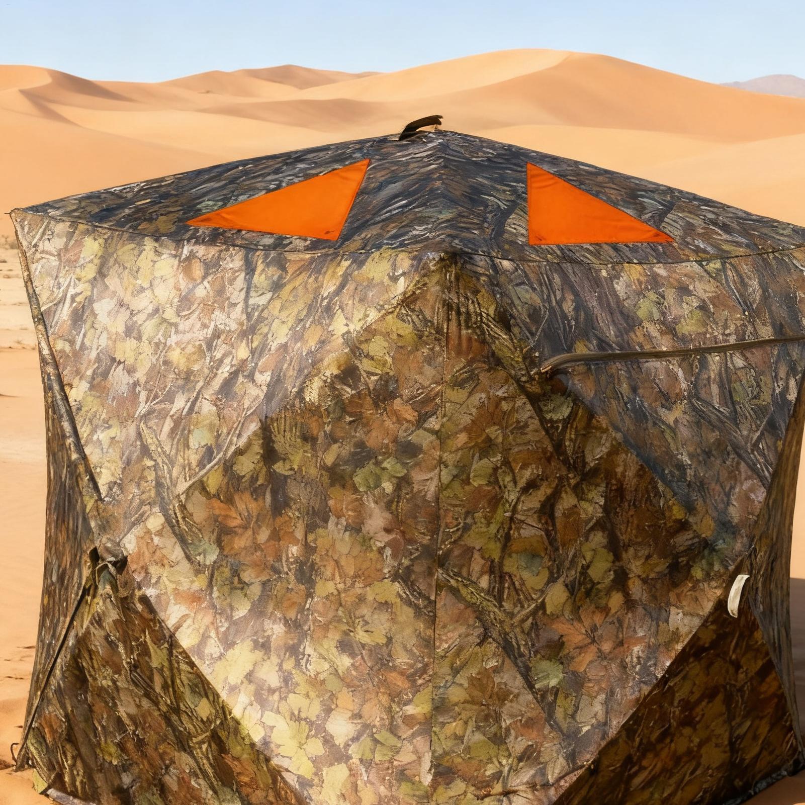 ハンティングブラインドオレンジマーカー磁気ハンティングアクセ - Outdoor Hunting Tent のレビューと価格