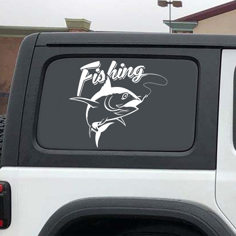 パーソナライズされた釣り竿,スポーツ,屋外,車,ボート,窓, - Outdoor Hunting Logo のレビューと価格