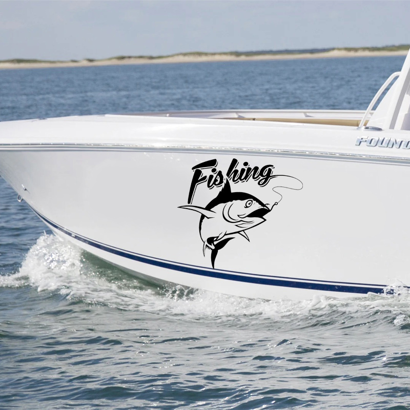 パーソナライズされた釣り竿,スポーツ,屋外,車,ボート,窓, - Outdoor Hunting Logo のレビューと価格