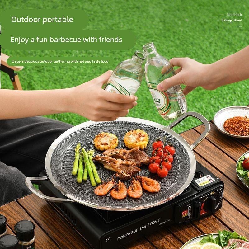 316ステンレス鋼多機能調理BBQグリルパン、キャンプ、家庭 - Outdoor Hunting Kitchen のレビューと価格