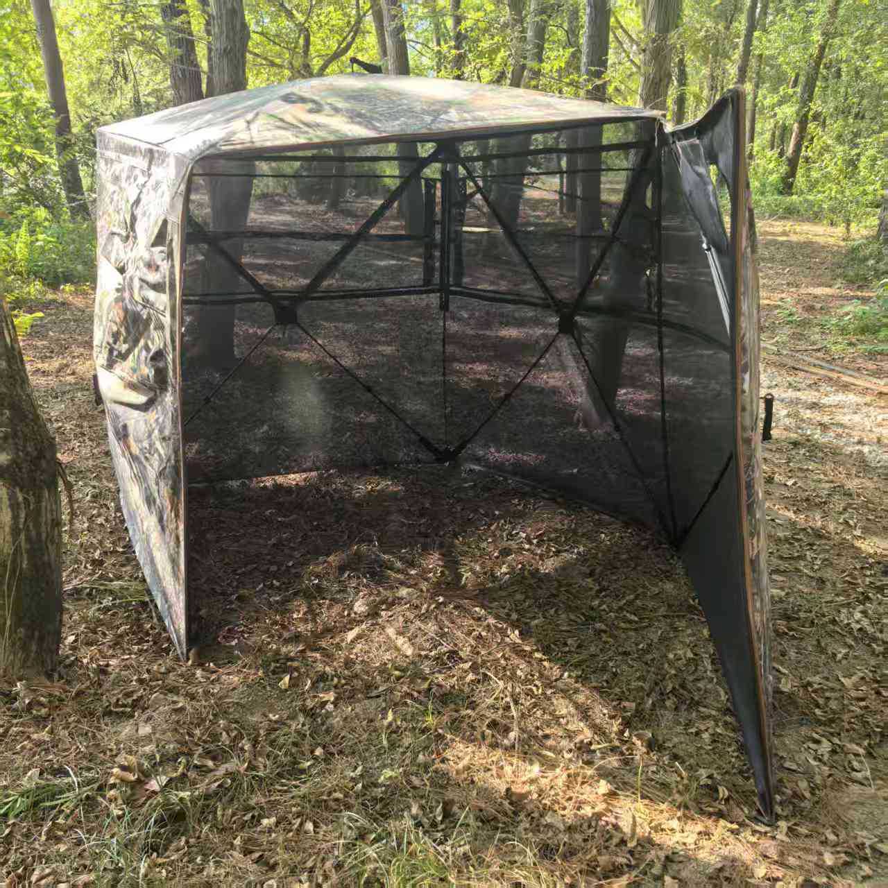 屋外2～3人用キャンプハンティング迷彩テント360/270度 - Outdoor Hunting Tent のレビューと価格