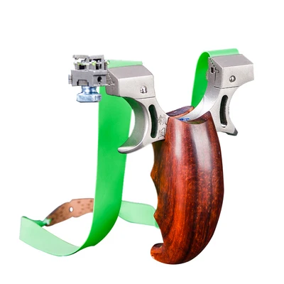 新しいステンレス鋼のパチンコの木のハンドル,singshot - Outdoor Hunting News のレビューと価格