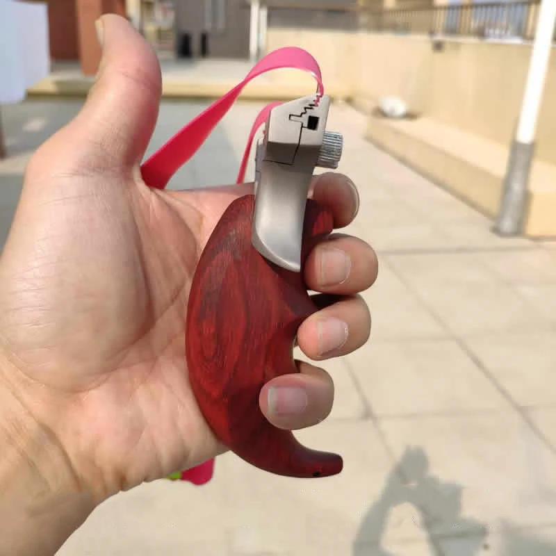 新しいステンレス鋼のパチンコの木のハンドル,singshot - Outdoor Hunting News のレビューと価格