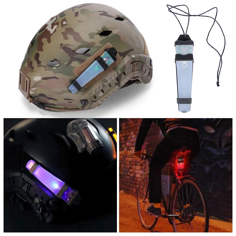 戦術的な FMA ヘルメット安全点滅ライトサバイバルシグナル - Outdoor Hunting Lights のレビューと価格