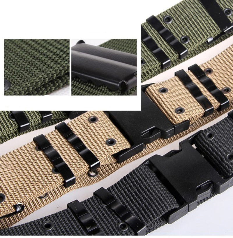 パンツ用の調節可能な戦術ベルト,アウトドアサバイバル用のベル - Outdoor Hunting News のレビューと価格