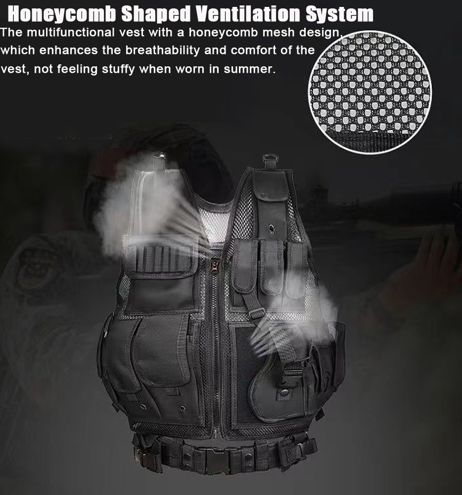 戦術的な戦闘ベスト,防弾チョッキ,防弾チョッキ,警備員,狩猟 - Hunting Outdoor Jacket のレビューと価格