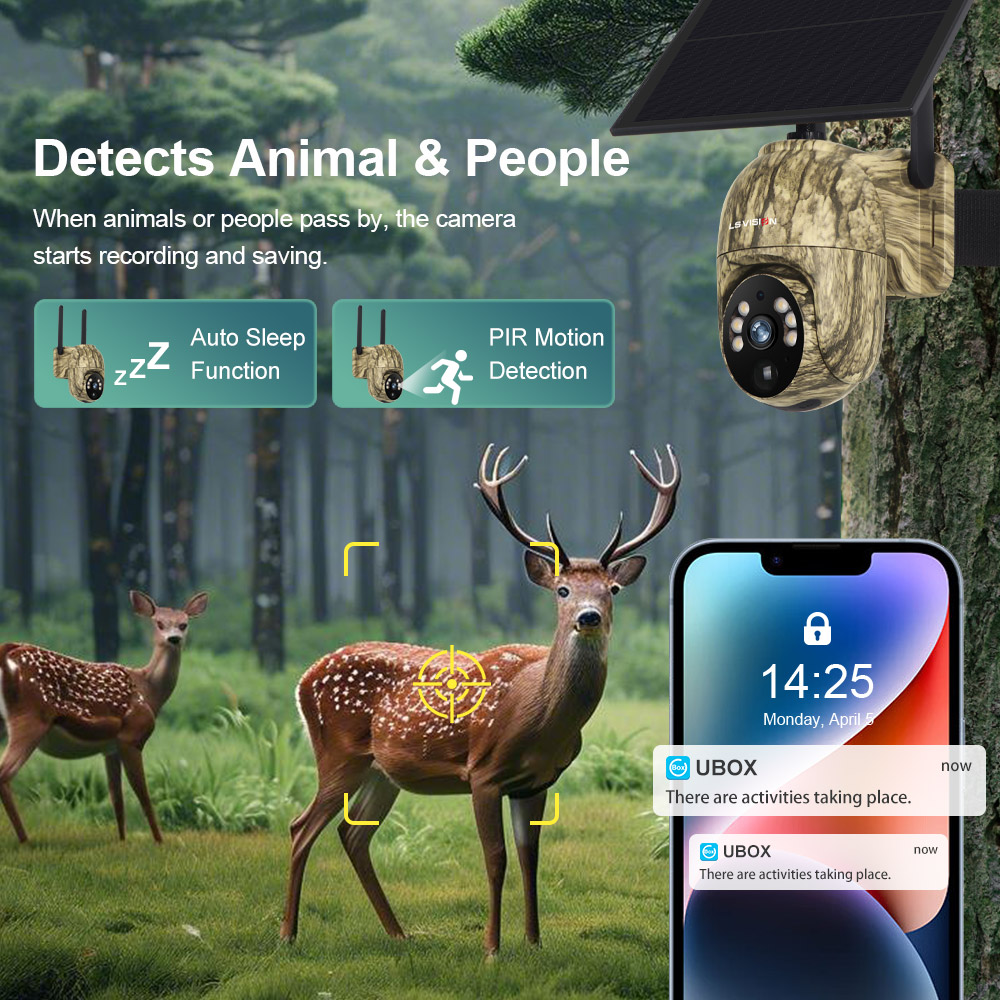 Ls vision-屋外ソーラーセキュリティカメラ、4g S - Outdoor Hunting Camera Wireless のレビューと価格
