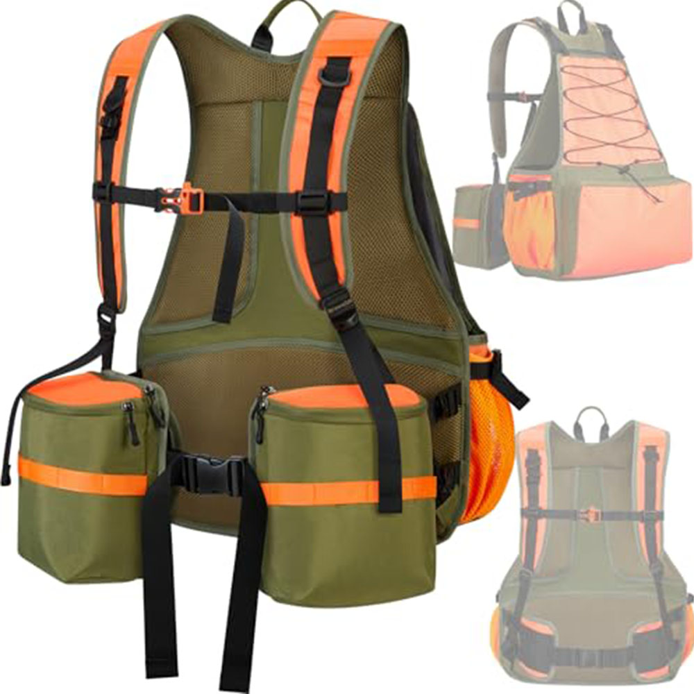 男性用戦術アップランドハンティングベスト、鳥猟用バックパック - Hunting Quail のレビューと価格