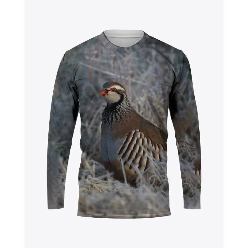 男性用長袖ラウンドネックセーター,カジュアルなカモフラージュ - Hunting Quail のレビューと価格