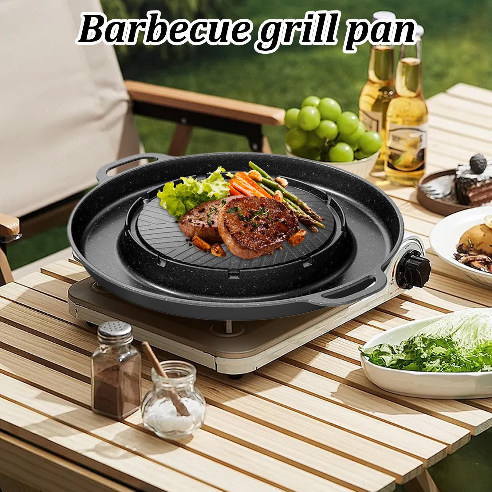 2-in-1 グリル＆ホットパン（コンロ用）、ノンスティック - Outdoor Hunting Kitchen のレビューと価格