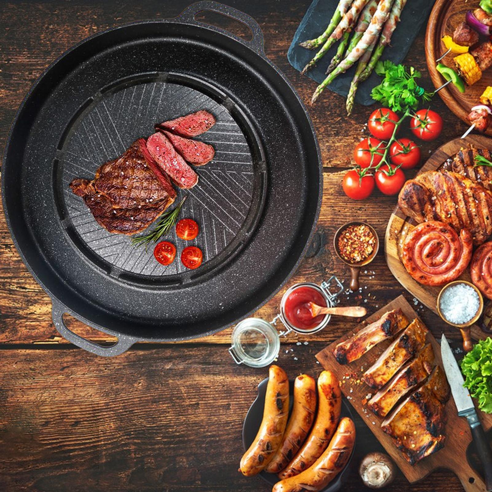 2-in-1 グリル＆ホットパン（コンロ用）、ノンスティック - Outdoor Hunting Kitchen のレビューと価格