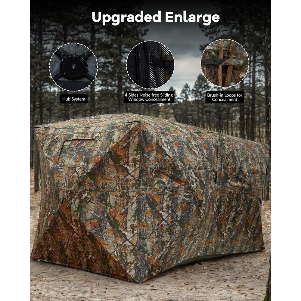 ポップアップ式地上狩猟用ブラインド（270度） °   シー - Hunting & Outdoor Supplies Carterton Reviews のレビューと価格