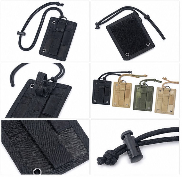 タクティカルIDカードホルダー、フックループパッチ、ツアーガ - Hunting Outdoors Card のレビューと価格
