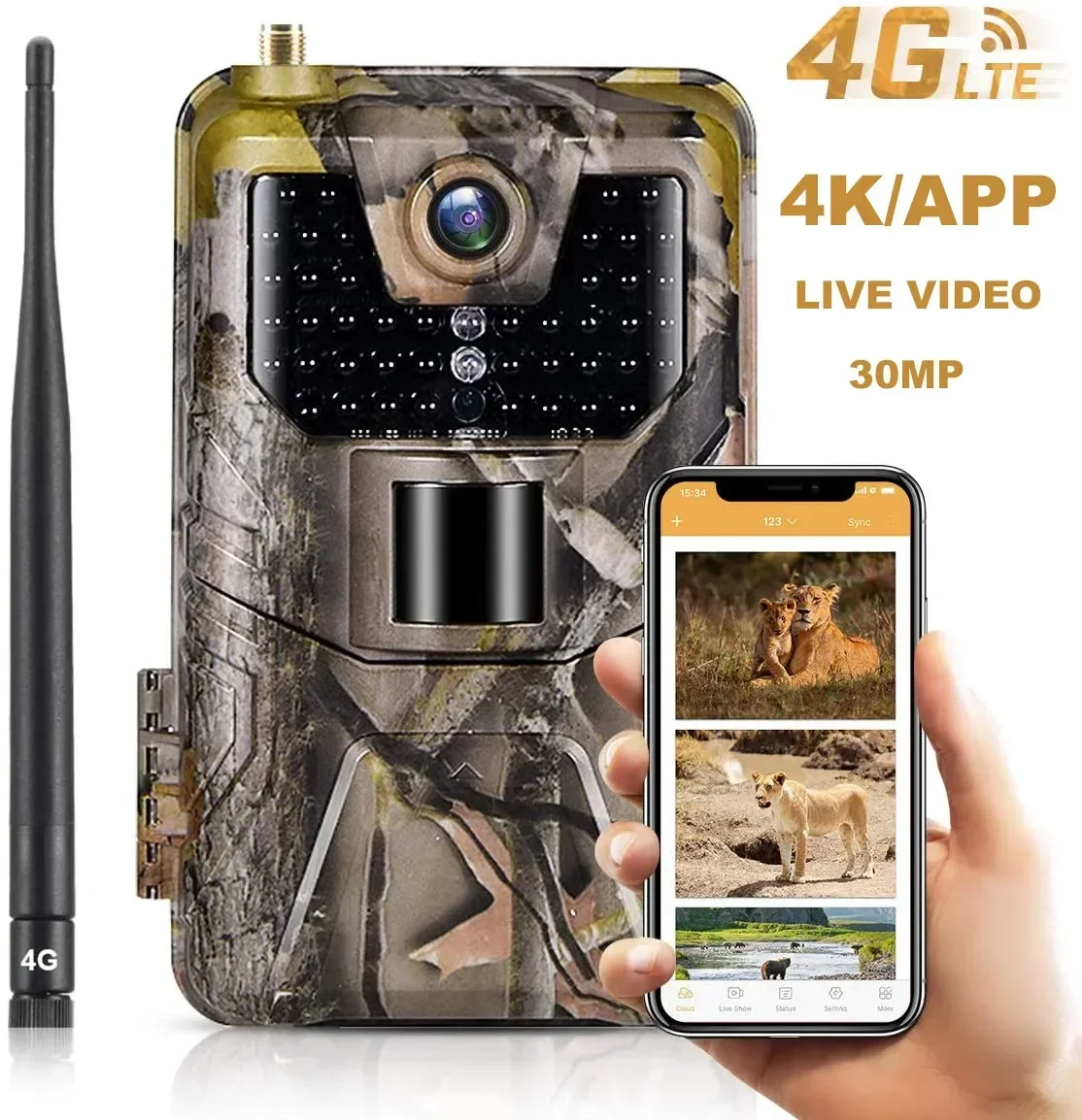 HC-900Pro 36MP写真 4K動画 4G屋外ハンティ - Outdoor Hunting Camera Wireless のレビューと価格