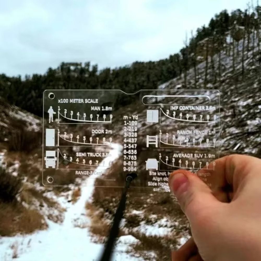 アウトドアレンジファインダーカードレンジフィールドツールアシ - Hunting Outdoors Card のレビューと価格