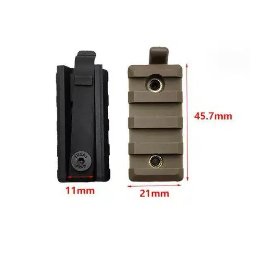 戦術懐中電灯マウント 20 ミリメートル樹脂レール両側スライ - Outdoor Hunting Lights のレビューと価格