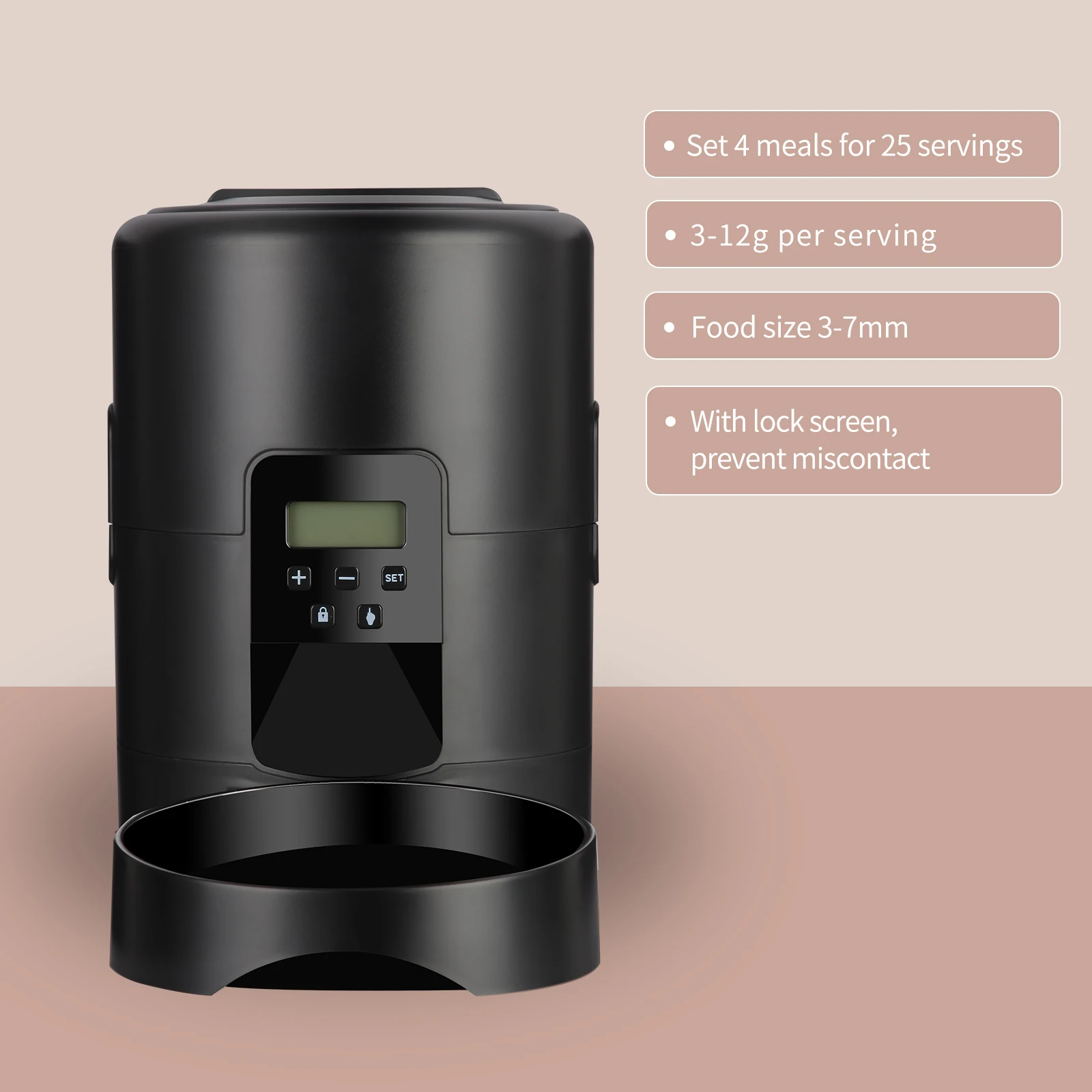 2Lアプリ制御自動ペットフィーダーボタン式自動給餌器スマート - Outdoor Hunting Kitchen のレビューと価格
