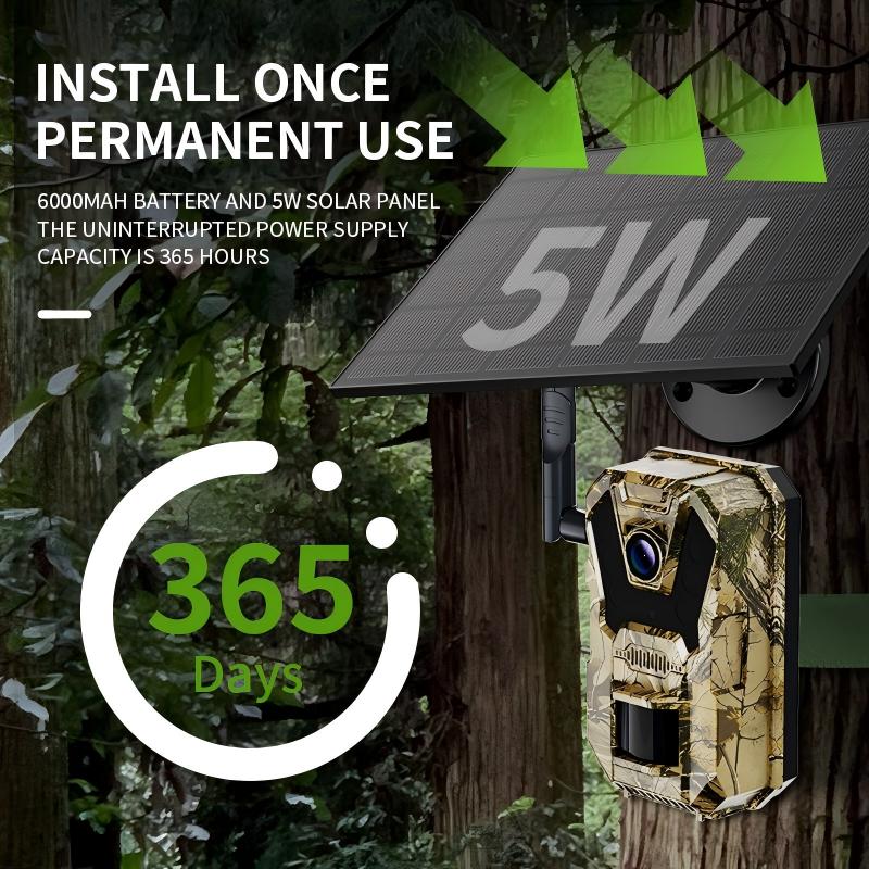 T6 4GソーラーLTEハンティングカメラ ノーグロー暗視ト - Outdoor Hunting Camera Wireless のレビューと価格
