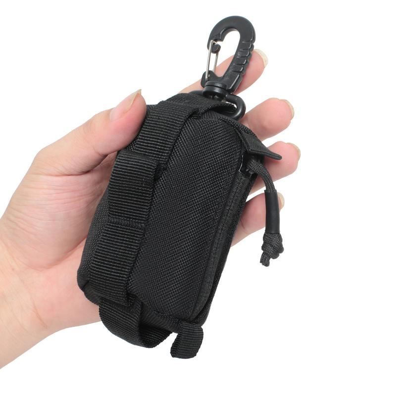 新しいアウトドアバックルバッグ EDC ポーチジッパーキーカ - Hunting Outdoors Card のレビューと価格
