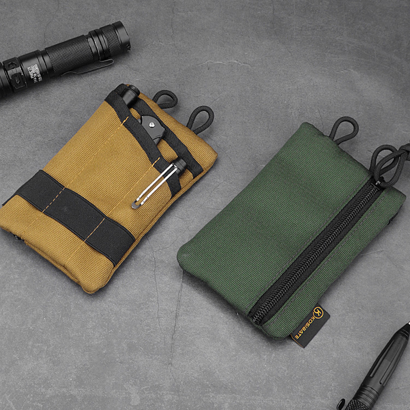 戦術 EDC ポーチ財布バッグミニウエストファニーバッグカー - Hunting Outdoors Card のレビューと価格