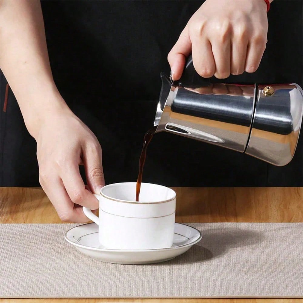 12 カップコーヒーメーカーステンレス鋼エスプレッソメーカー - Outdoor Hunting Kitchen のレビューと価格