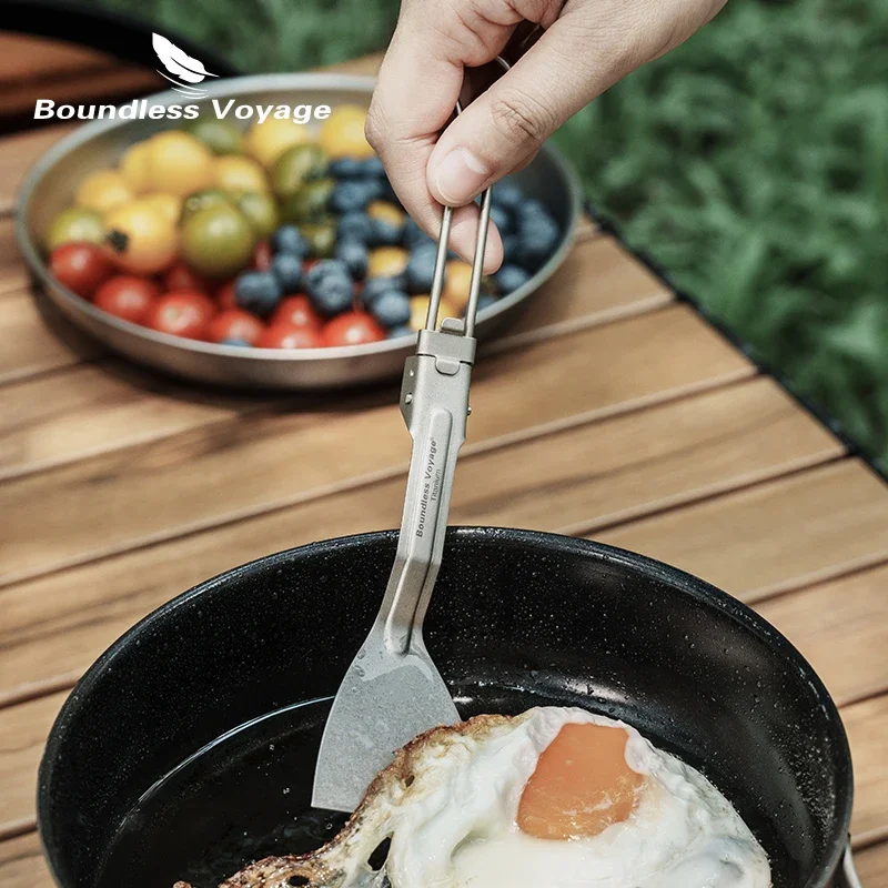 Boundless Voyage チタンスパチュラ フライパ - Outdoor Hunting Kitchen のレビューと価格