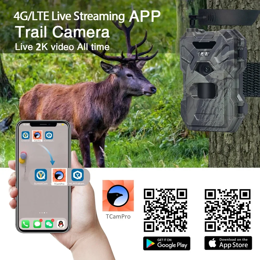 HC-880Pro 4 グラム 30MP HD 2K ナイト - Outdoor Hunting Camera Wireless のレビューと価格