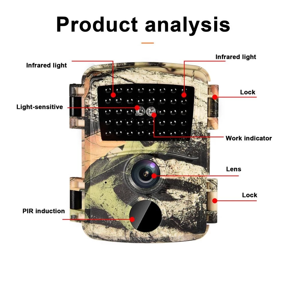 Pirセンサー付き防水ミニトレイルカメラ,屋外ハンティングカ - Outdoor Hunting Camera Wireless のレビューと価格
