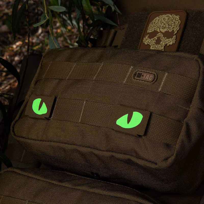 戦術的なミリタリーコンバットパッチ,キャッツアイパターン,暗 - Hunting Blind Fabric のレビューと価格