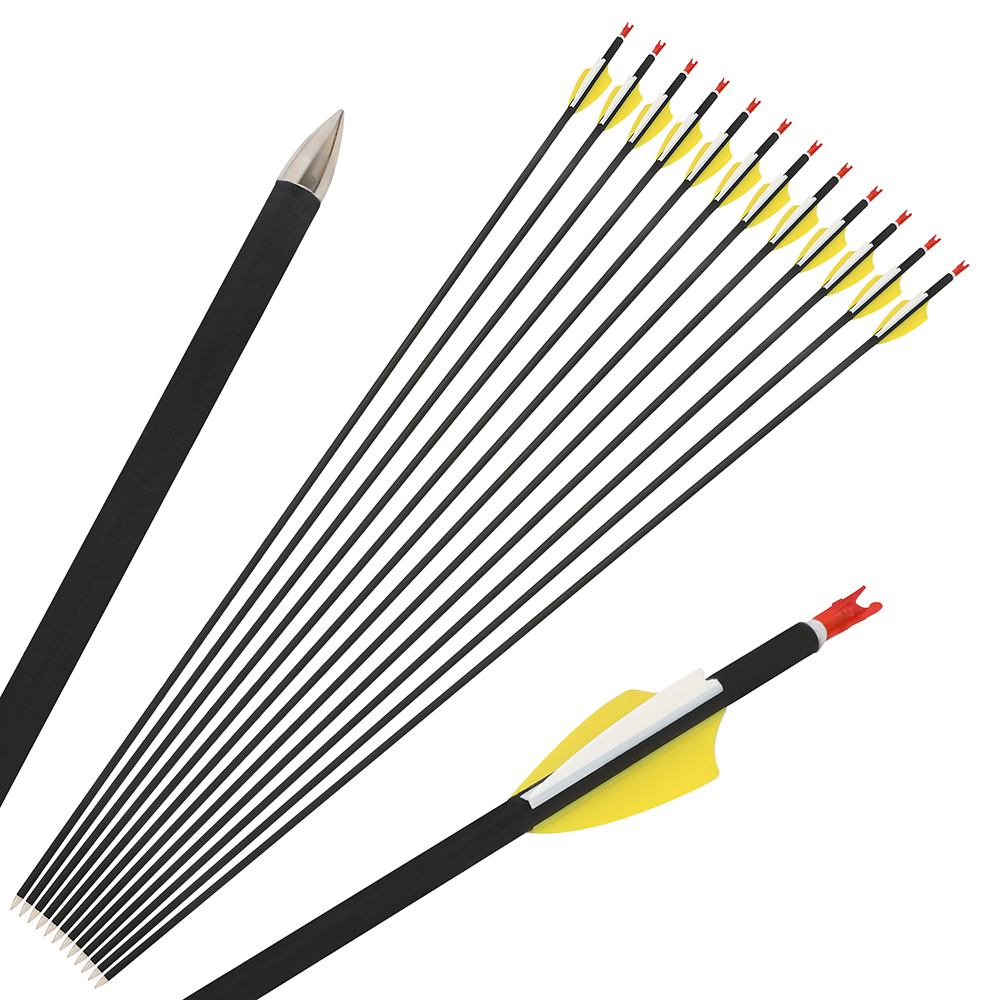 混合カーボン矢 12本入り SP1000 ID4.2mm シ - Arrow Carbon Shaft のレビューと価格