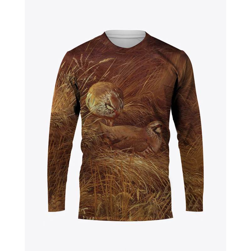迷彩狩猟動物ウズラ 3D プリント Tシャツ男性女性ファッシ - Hunting Quail のレビューと価格
