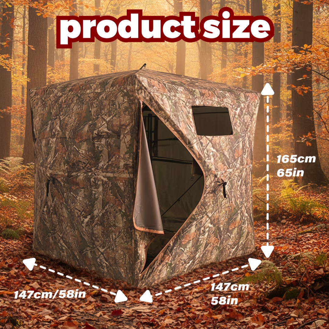 迷彩柄ポップアップハンティングブラインド、簡単設置、地上設置 - Hunting & Outdoor Supplies Carterton Reviews のレビューと価格
