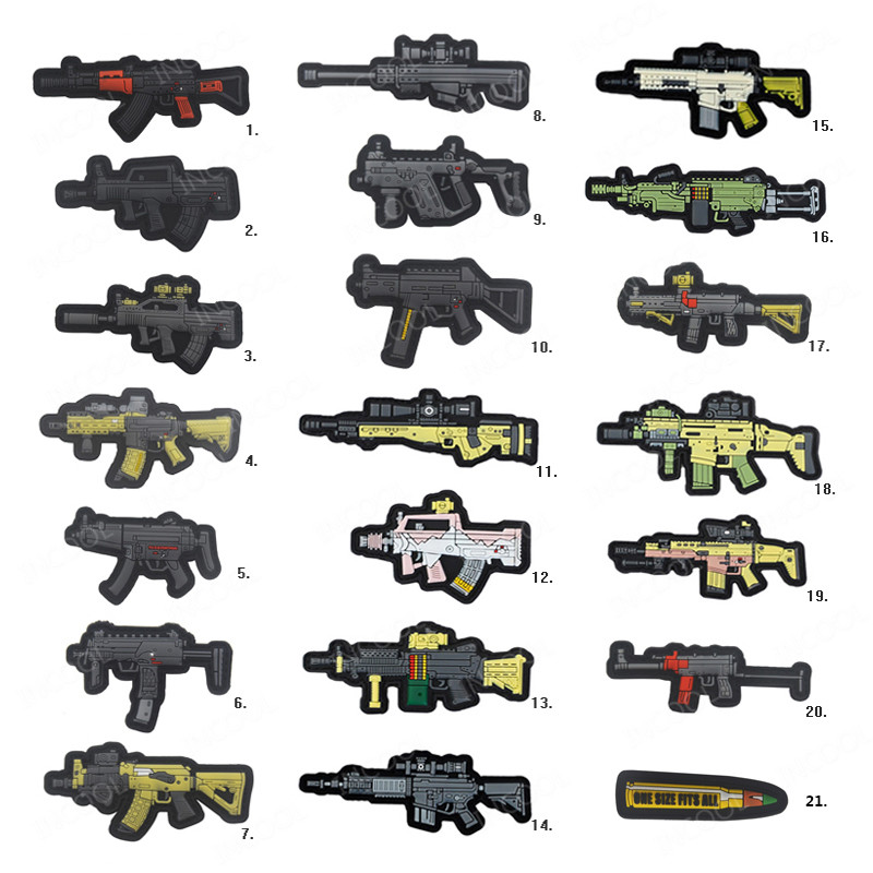 3D PVC ラバーガンパッチ AK47 フックパッチ刺繍タ - Hunting Blind Fabric のレビューと価格