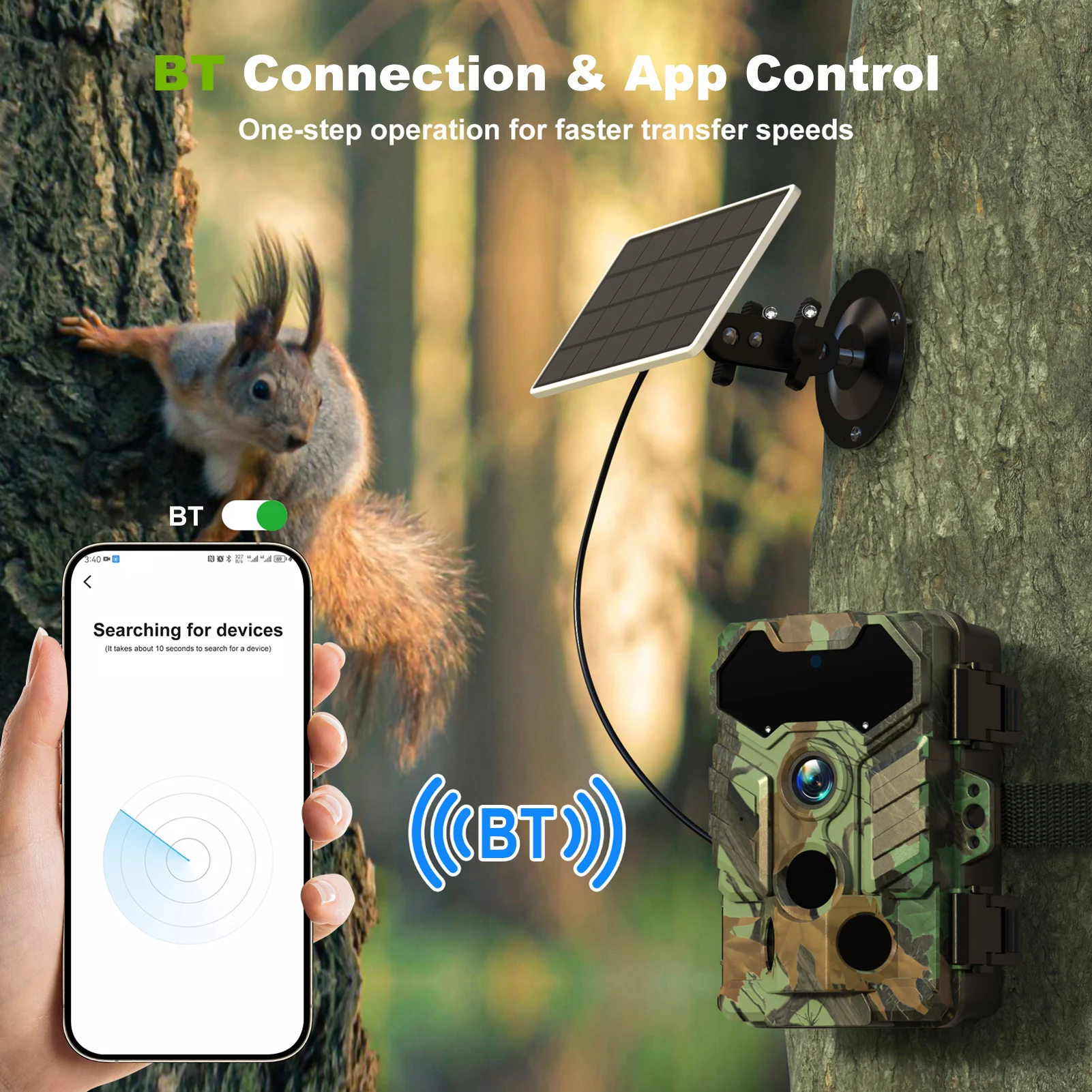 ソーラーカメラ屋外ワイヤレストレイルカメラ 32MP 赤外線 - Outdoor Hunting Camera Wireless のレビューと価格
